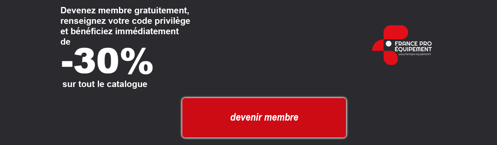 devenir gratuitement membre de France Pro Equipement